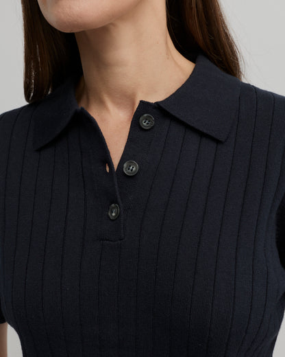 CAFE KNIT POLO