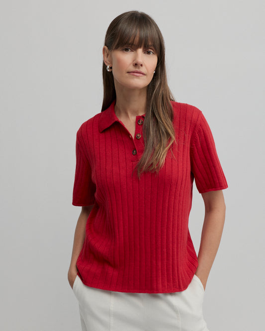 CAFE KNIT POLO