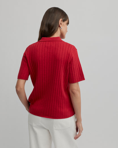 CAFE KNIT POLO