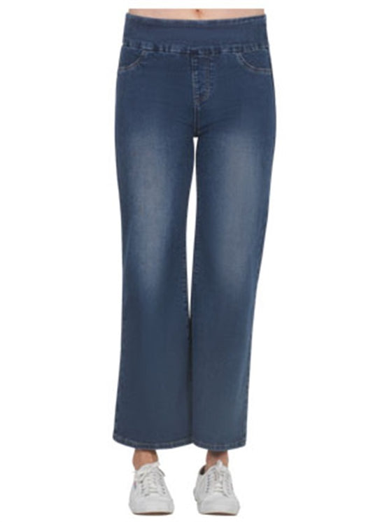 Modern Denim Wide Leg Pant