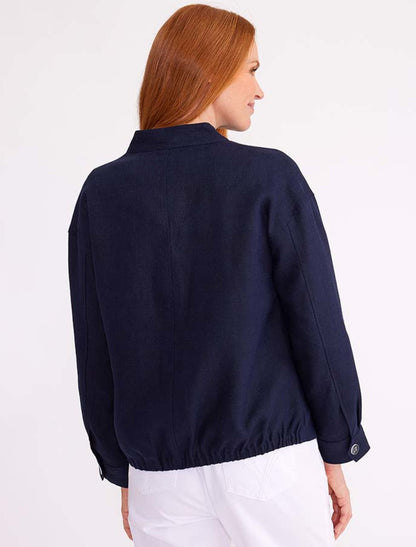 Panelled Linen Jacket