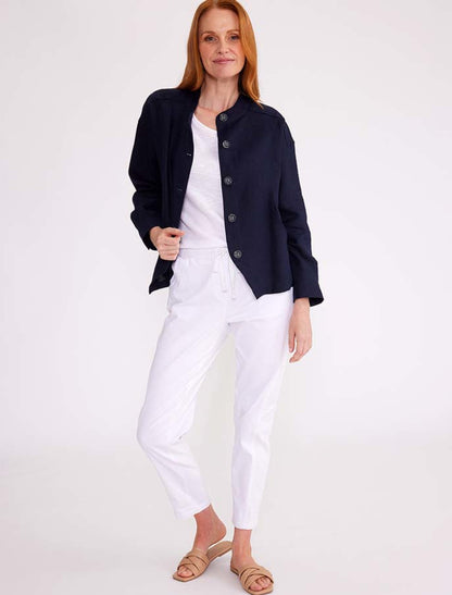 Panelled Linen Jacket