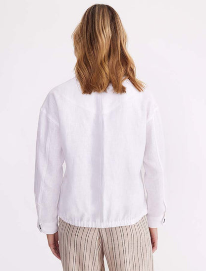 Panelled Linen Jacket