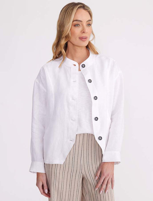Panelled Linen Jacket