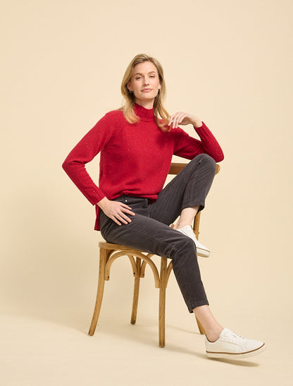 ROLL NECK RAGLAN JUMPER