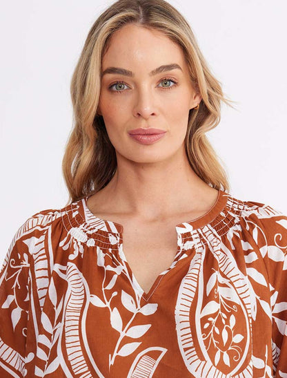 Siena Print Top