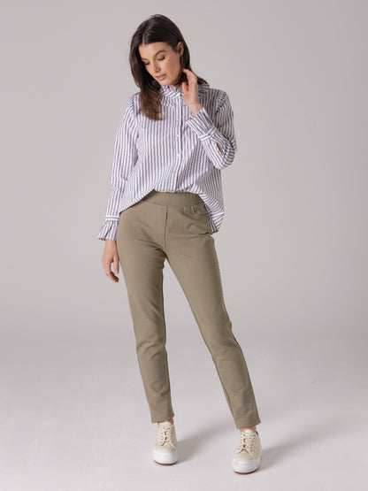 Frilled Stripe Shirt