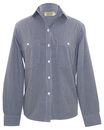 L/Sleeve Check Blouse