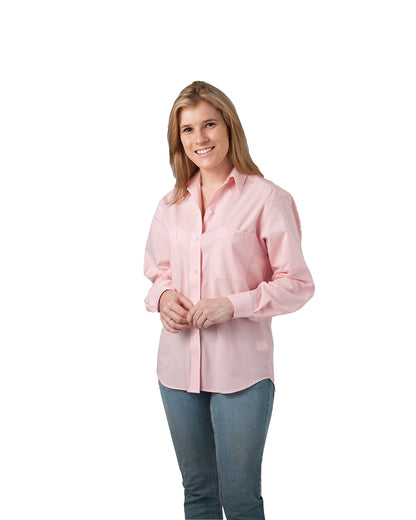 L/Sleeve Check Blouse